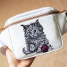 NEU Stickdatei Applikation Angora Katze Shadow