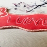 Stickdatei 3D-Anhänger I LOVE YOU, 3D-Stick, Lesezeichen