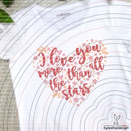 I love You more than stars Plotterdatei SVG DXF