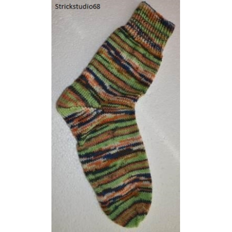 Socken - Gr. 42/43 - handgestrickt - bunt