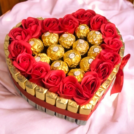 Merci Pralinentorte Geschenkidee Ferrero Rocher