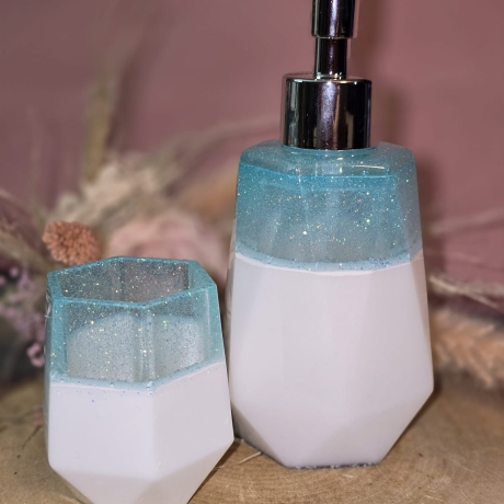 Seifenspender SALE Epoxidharz Handmade Badezimmer