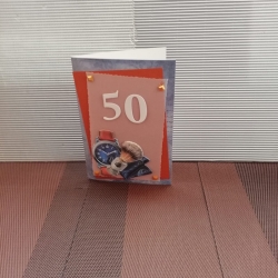 Geburtstagskarte für einen Mann zum 50 
