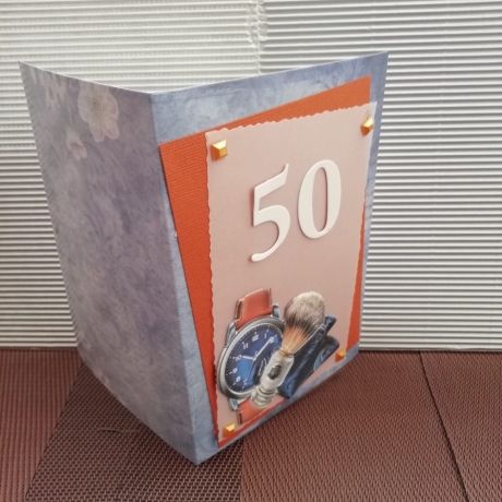 Geburtstagskarte für einen Mann zum 50 