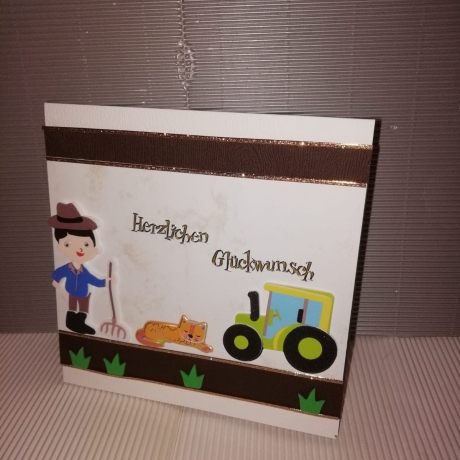 Geburtstagskarte für einen kleinen Jungen 