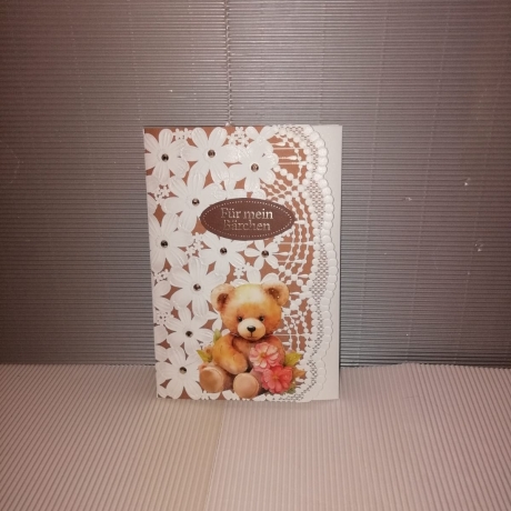 Geburtstagskarte für eine Frau oder einen Mann , für mein Bärchen