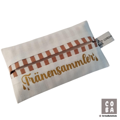 Taschentuchtasche weiß beige TATÜTA