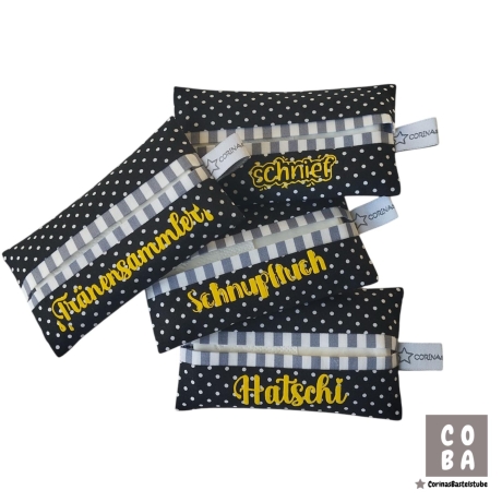 Taschentuchtasche schwarz gelb TATÜTA