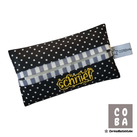 Taschentuchtasche schwarz gelb TATÜTA