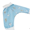 Geschenk zur Geburt Babyset hellblau – Hose & Mütze 62/68