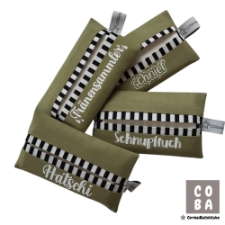 Taschentuchtasche grün weiß schwarz TATÜTA