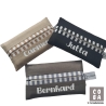TATÜTA Taschentüchertasche schwarz grau beige personalisiert 