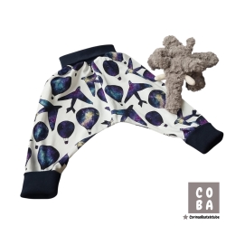 Pumphose aus weichem Jersey – Größe 62/68 – Mitwachshose