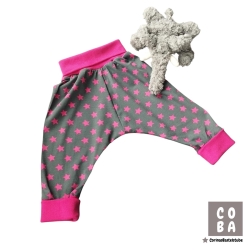 Pumphose aus weichem Jersey – Größe 62/68 – Mitwachshose