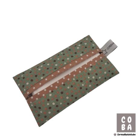 Taschentuchtasche braun Retro TATÜTA