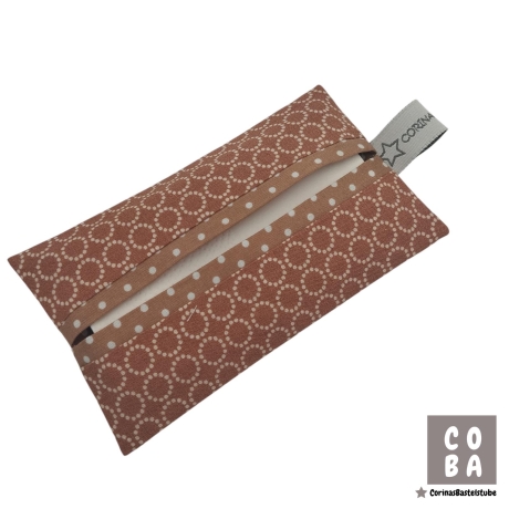 Taschentuchtasche braun Retro TATÜTA