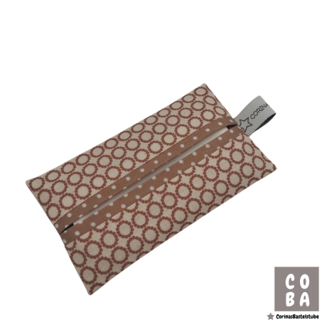 Taschentuchtasche braun Retro TATÜTA