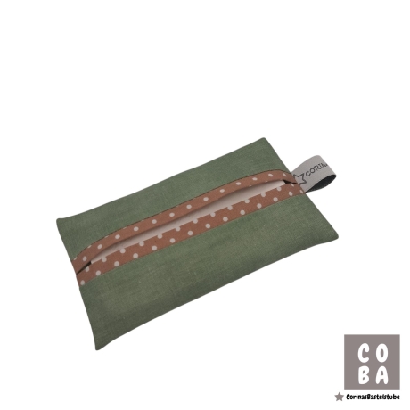 Taschentuchtasche braun Retro TATÜTA