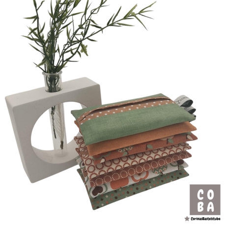 Taschentuchtasche braun Retro TATÜTA