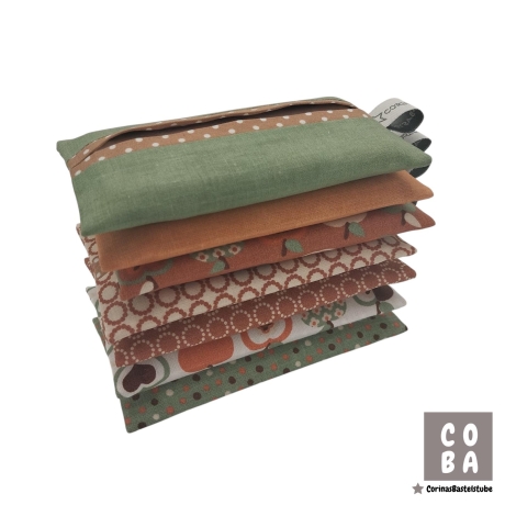 Taschentuchtasche braun Retro TATÜTA