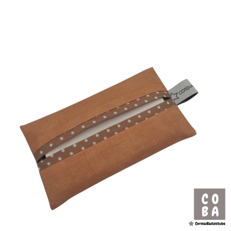 Taschentuchtasche braun Retro TATÜTA