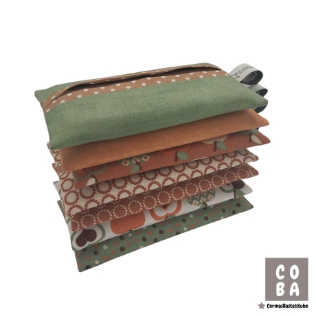 Taschentuchtasche braun Retro TATÜTA