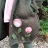 Walkmantel mit Jerseyfutter und Hasenohren Gr. 86 bis 140