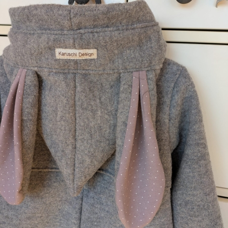 Walkmantel mit Jerseyfutter Gr. 86 bis 140
