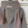 Walkmantel mit Jerseyfutter Gr. 86 bis 140