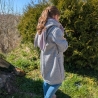 Walkmantel mit Jerseyfutter Gr. 86 bis 140