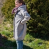 Walkmantel mit Jerseyfutter Gr. 86 bis 140
