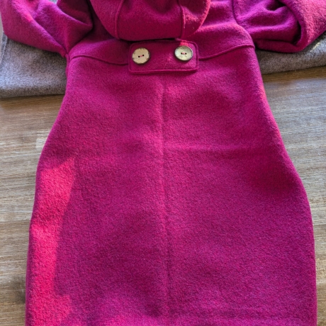 Walkmantel mit Jerseyfutter Gr. 98 bis 146