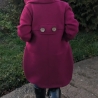 Walkmantel mit Jerseyfutter Gr. 98 bis 146
