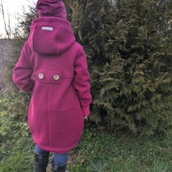 Walkmantel mit Jerseyfutter Gr. 98 bis 146