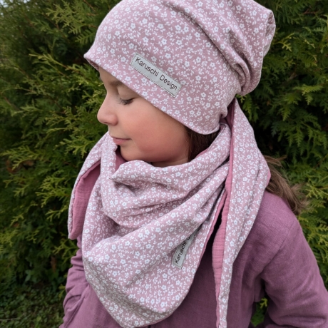Beanie mit Dreieckstuch