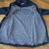 Walkmantel mit Jerseyfutter und Applikationen Gr. 86 bis 146