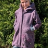 Walkmantel mit Jerseyfutter und Applikationen Gr. 98 bis 152