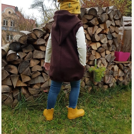 Walkweste von gr. 80 bis 146