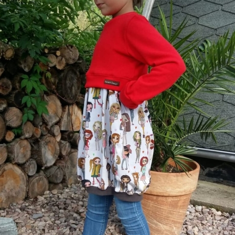 Set aus Hoodie und Kleid gr. 86 bis 140