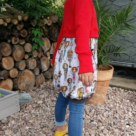 Set aus Hoodie und Kleid gr. 86 bis 140