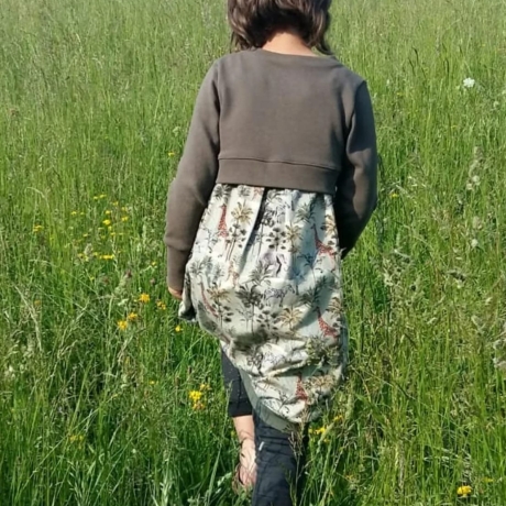 Set aus Hoodie und Kleid gr. 86 bis 140