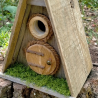 NEU! A-Frame Nistkasten Altholz Jute - 32mm - Dankepreis