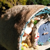 Ker Hobbit Strandhaus - Nistkasten 32mm - Muscheln & Meer