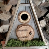 NEU! A-Frame Nistkasten Altholz Jute - 32mm - Dankepreis