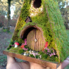Hobbit Nistkasten Feengarten Pilz - A-Frame 32mm - Unikat