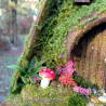 Hobbit Nistkasten Feengarten Pilz - A-Frame 32mm - Unikat