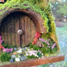 Hobbit Nistkasten Feengarten Pilz - A-Frame 32mm - Unikat