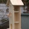 Vogelhaus mit Futterplatz und 2 Nistkästen #SH2