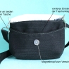 kleine beige Umhängetasche Damen/Clutch/Handtasche/Pinguin/