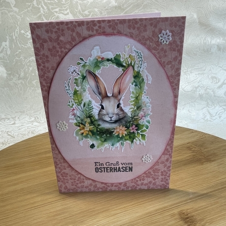 Karte - Osterkarte - Grußkarte Ein Gruß vom Osterhasen